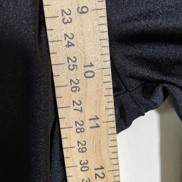 American Apparel Women's Nylon Tricot Leggings Black Size Small Stretch Made USA - Picture 6 of 8